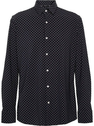 Hugo Boss Ανδρικό Πουκάμισο Μακρυμάνικο Slim Fit Μαύρο 50520055-001