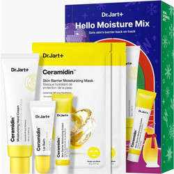 Dr.Jart+ Hello Moisture Ceramidin Skin Barrier Moisturising Cream 15ml + Ceramidin Lip Balm 7ml + Ceramidin Hand Cream 100ml + Ceramidin Skin Barrier Mask 2x22ml