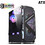 Armaggeddon Tritron Pro 200 Black Gaming Midi Tower Κουτί Υπολογιστή RGB με Πλαϊνό Παράθυρο