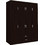 Pakoworld Τετράφυλλη Ντουλάπα Ρούχων Royal Wenge 200x58x230cm 361-000063
