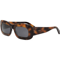 Celine CL40294I 53A Γυναικεία Γυαλιά Ηλίου Ορθογώνια Κοκάλινα Ταρταρούγα με Μαύρο Φακό