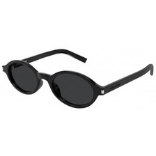 Saint Laurent SL751 001 Γυναικεία Γυαλιά Ηλίου Στρογγυλά Κοκάλινα Μαύρα με Μαύρο Φακό