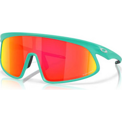 Oakley OO9484D 05 Ανδρικά Γυαλιά Ηλίου Μάσκα Κοκάλινα Μπλε με Πορτοκαλί Φακό