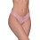 Milena By Paris Γυναικείο Sexy String με Δαντέλα Ροζ 7580