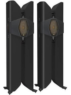 Monitor Audio Hyphn Ζεύγος Ηχείων Hi-Fi Δαπέδου 800W 3 Δρόμων Black