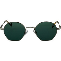 Eyepetizer GUIMET-C1-F-40 Ανδρικά Γυαλιά Ηλίου Στρογγυλά Μεταλλικά Ασημί με Μαύρο Φακό
