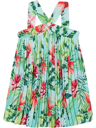 Mayoral Παιδικό Φόρεμα Floral Πράσινο 25-03934-033