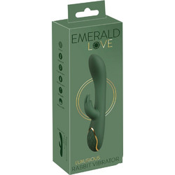 You2Toys Emerald Love Luxurious Rabbit Vibrator Δονητής Rabbit 23cm Πράσινος
