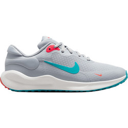 Nike Revolution 7 Παιδικά Αθλητικά Παπούτσια για Τρέξιμο Γκρι Τιρκουάζ Κοραλί FB7689-008