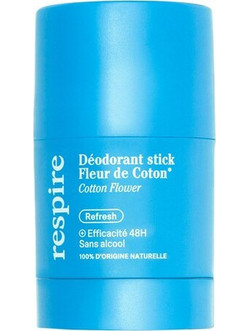 Respire Cotton Flower Rechargeable Φυσικό Γυναικείο Αποσμητικό Stick 48h Χωρίς Αλουμίνιο 50gr