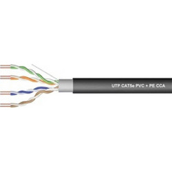 TOPELCOM U/UTP Cat.5e Καλώδιο Δικτύου Ethernet 1m Black 02.004.0068