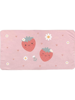 Tutete Strawberries Παιδική Πετσέτα Θαλάσσης Microfiber Ροζ 70x140cm 61-82278