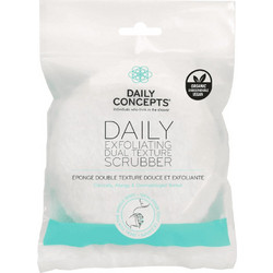 Daily Concepts Daily Exfoliating Dual Texture Scrubber Σφουγγάρι Μπάνιου για Καθαρισμό & Απολέπιση