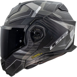 LS2 FF901 Advant X Carbon Horizon Matt Titanium Κράνος Μηχανής Flip-Up 1600gr