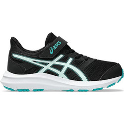 ASICS Jolt 4 PS Παιδικά Αθλητικά Παπούτσια για Τρέξιμο Μαύρα Λευκά Τιρκουάζ 1014A299-011