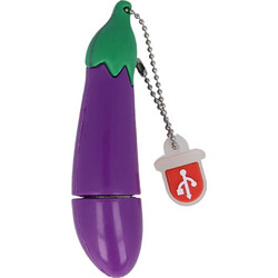 Setty Eggplant 8GB USB Stick 2.0 με USB-A