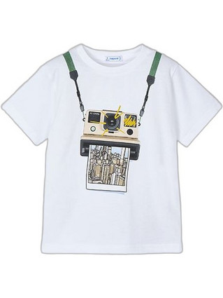 Mayoral Παιδικό T-Shirt Κοντομάνικο Λευκό 25-03044-085
