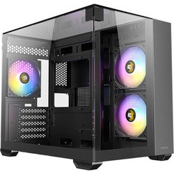 Antec CX600M Trio Black Gaming Mini Tower Κουτί Υπολογιστή RGB με Πλαϊνό Παράθυρο