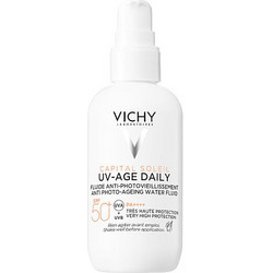 Vichy Capital Soleil UV-Age Daily Αντηλιακή Κρέμα Προσώπου Αντιγηραντική SPF50+ 80ml