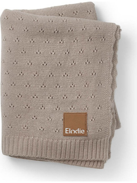 Elodie Details Pointelle Κουβέρτα Αγκαλιάς Πλεκτή 75x100 Εκρού