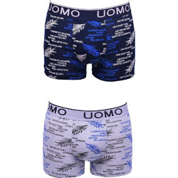 Uomo Ανδρικά Μποξεράκια Σετ 2Pack BO302-GB
