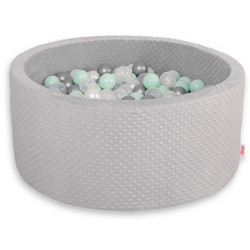 Bobono Μπαλοπισίνα Minky με 200 Μπάλες Gray