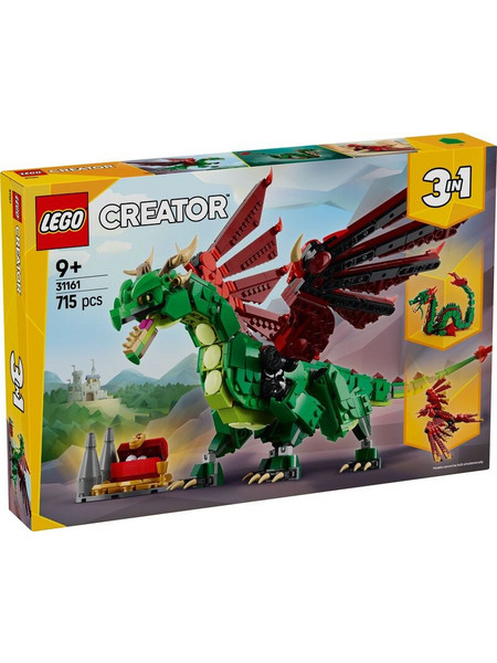 Lego Creator 3-in-1 Medieval Dragon για 9+ Ετών 31161