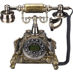 Retro GB-25 Ενσύρματο Τηλέφωνο Ρετρό Χρυσό