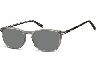 Sunoptic SS-CP120A Ανδρικά Γυαλιά Ηλίου Τετράγωνα Κοκάλινα Μαύρα με Μαύρο Φακό