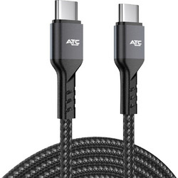 ATC C1 Braided USB-C to USB-C 60W 1m Black 6981200030001