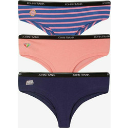 John Frank Βαμβακερά Γυναικεία Μποξεράκια 3Pack WJF3GV-H01