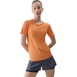 4F Γυναικείο Αθλητικό T-Shirt Πορτοκαλί 4FWSS25TFTSF1266-70S