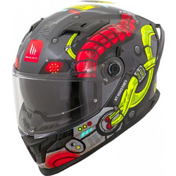 MT Braker SV Bersin B3 Fluo Matt Κράνος Μηχανής Full Face 1600gr