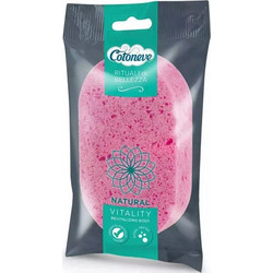 Cotoneve Natural Vitality Φυσικό Σφουγγάρι Μπάνιου για Καθαρισμό Ροζ