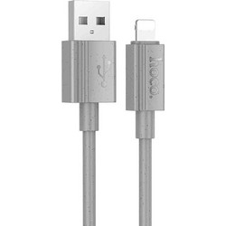 Hoco X107 USB-A to Lightning Cable 1m Grey 6942007626279