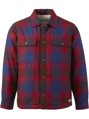 Marmot Ridgefield Sherpa Ανδρικό Πουκάμισο Βαμβακερό Καρό Μακρυμάνικο Κανονική Γραμμή Overshirt Κόκκινο M15914-6278