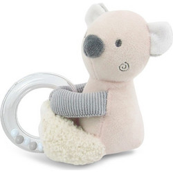 Lorelli Bear Beige Υφασμάτινη Κουδουνίστρα για Νεογέννητα