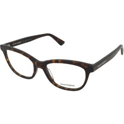 Alexander McQueen AM0461O 002 Ανδρικός Σκελετός Γυαλιών Οράσεως Κοκάλινος Ταρταρούγα