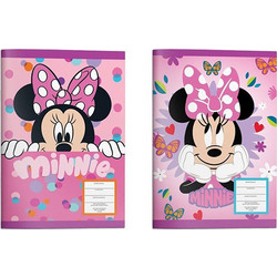 Must Disney Minnie Mouse Τετράδιο Ριγέ B5 40 Φύλλων Ροζ 2 Σχέδια 000564466