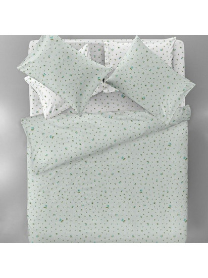 Saint Clair Σετ Σεντόνια Υπέρδιπλα Βαμβακερά 240x260 Raffia Aqua