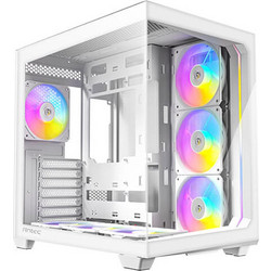 Antec C5 White Gaming Midi Tower Κουτί Υπολογιστή RGB με Πλαϊνό Παράθυρο