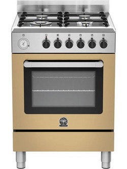La Germania PRM6640EXLT (GN) Κουζίνα Ηλεκτρική 56lt με Εστίες Αερίου 60cm