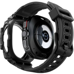 Spigen Rugged Armor Pro Πλαστική Θήκη με Λουράκι για Samsung Galaxy Watch Ultra 47mm Μαύρη