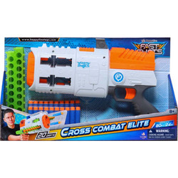 Just Toys Fast Shots Cross Combat Elite Σετ Παιδικό Όπλο με Βελάκια 590080