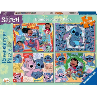 Παιδικό Puzzle Ravensburger Disney Lilo & Stitch 4x100 Κομμάτια