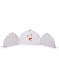 Nef-Nef Ladybug Πάντα Κούνιας Λευκό 40x187cm