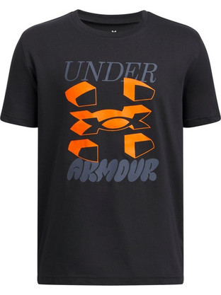 Under Armour Παιδικό T-Shirt Κοντομάνικο Μαύρο 1390003-001