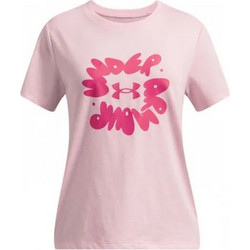Under Armour Παιδικό T-Shirt Κοντομάνικο Ροζ 1389765-647