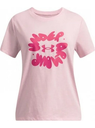Under Armour Παιδικό T-Shirt Κοντομάνικο Ροζ 1389765-647