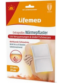 Lifemed Θερμαντικό Έμπλαστρο 19x13cm 1τμχ